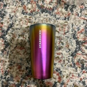 NWT Starbucks Oil Slick Ceramic Tumbler
